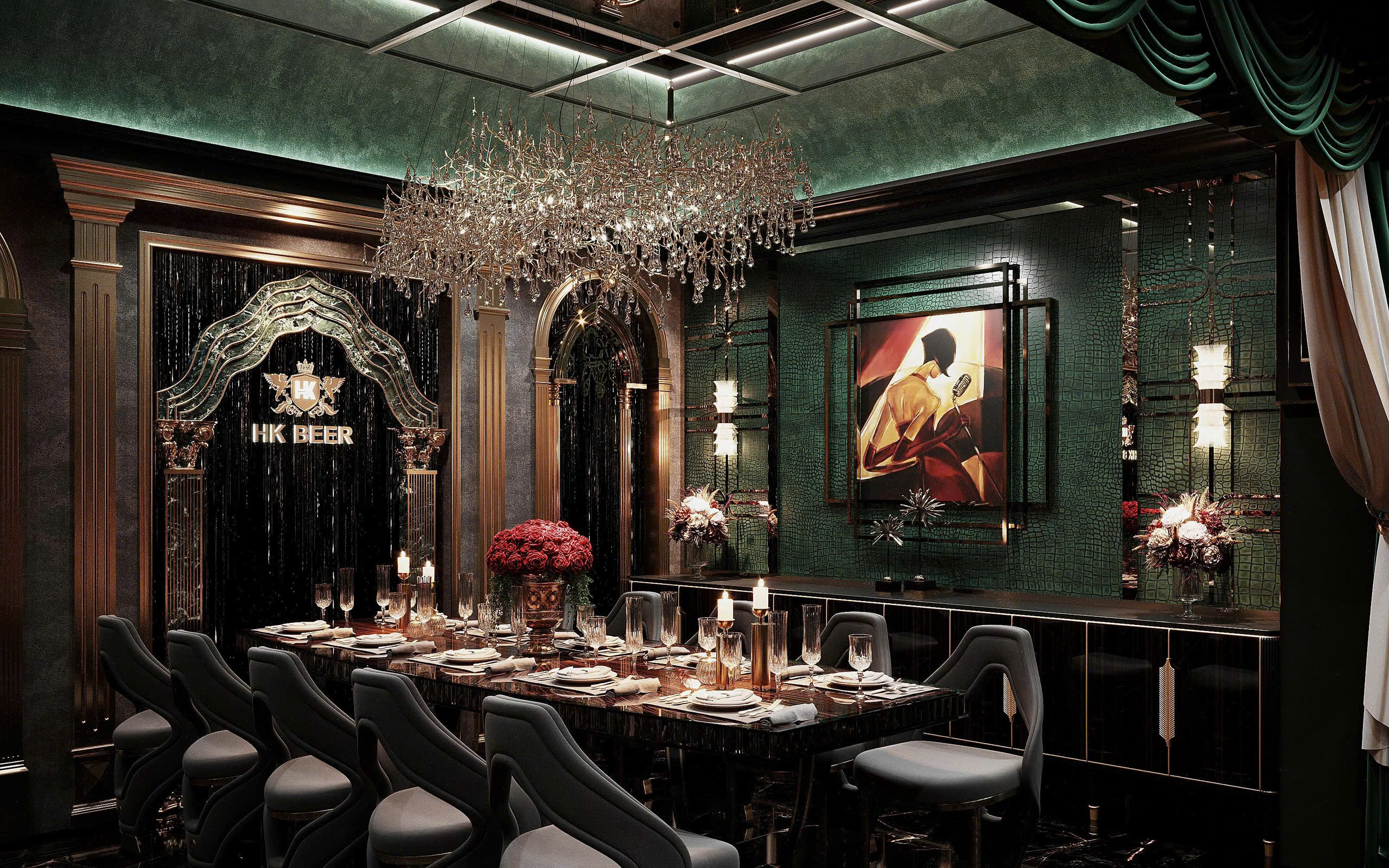 Phòng VIP Rome cổ điển